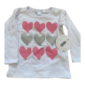Sweet Wink - Heart Long Sleeve Top